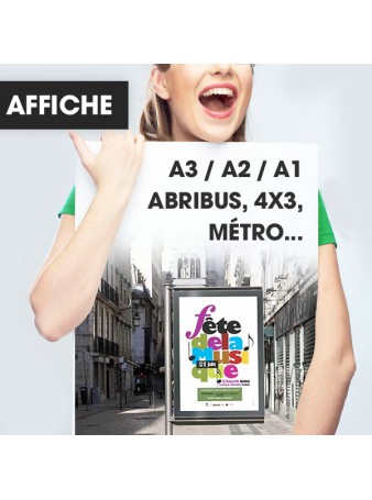 Affiches A3 pour application mobile CitizenApps 30cm x 42cm