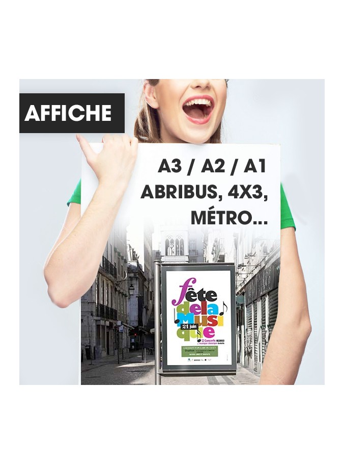 Affiches A3 pour application mobile CitizenApps 30cm x 42cm